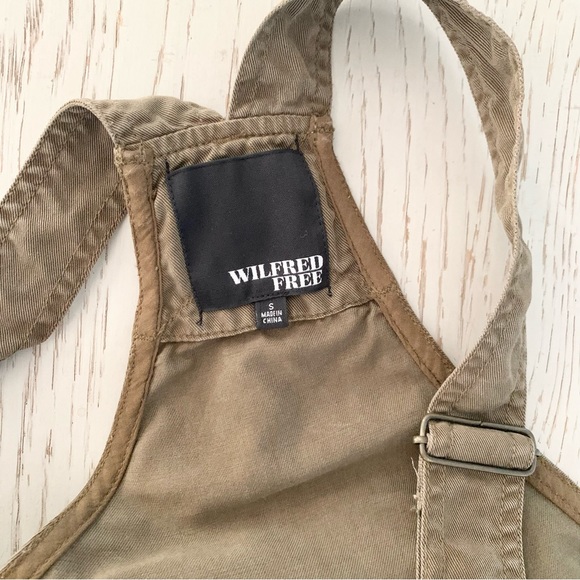 ARITZIA | WILFRED FREE ‘VALLETTA OVERALLS’ DRAPEY WASHED TWILL CINCH TIE WAIST - Picture 12 of 16